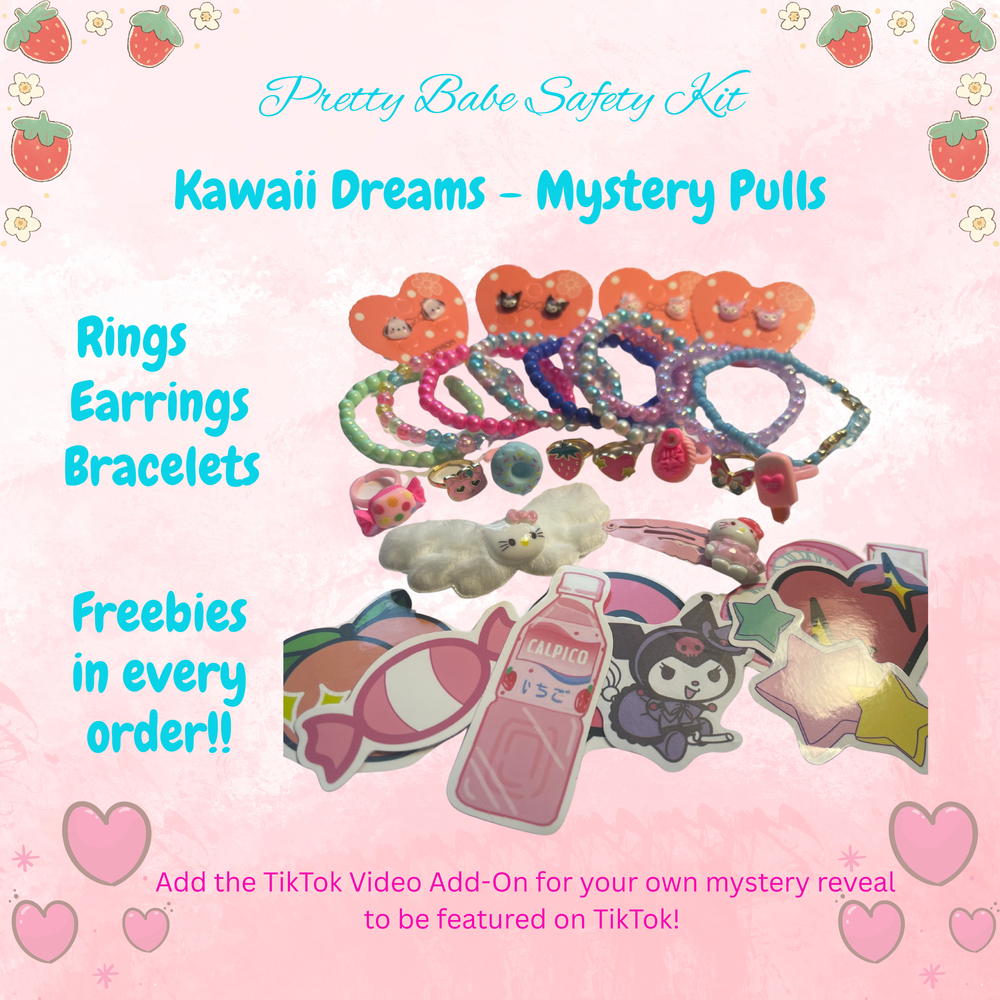 Kawaii Dreams – Girls’ Mystery Jewelry Pulls + Free Gift Sur